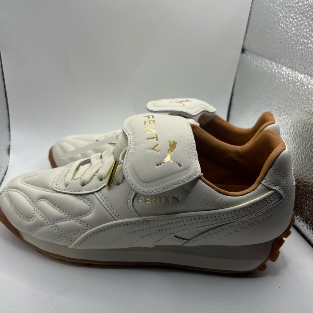 Puma Fenty Men's White and Tan Shoes sz 7 - Picture 5 of 7